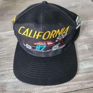 California 500 Inaugural Race June 22 1997 Snapback Hat Nascar Vtg 90s NAPA logo